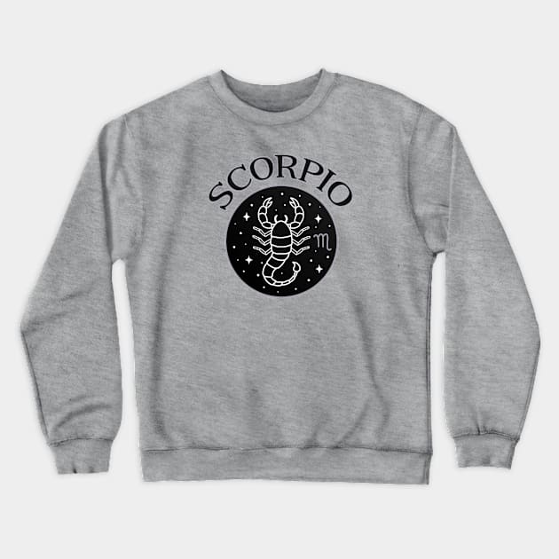 Scorpio Star Sign Zodiac Horoscope Cheeky Witch® Crewneck Sweatshirt by Cheeky Witch